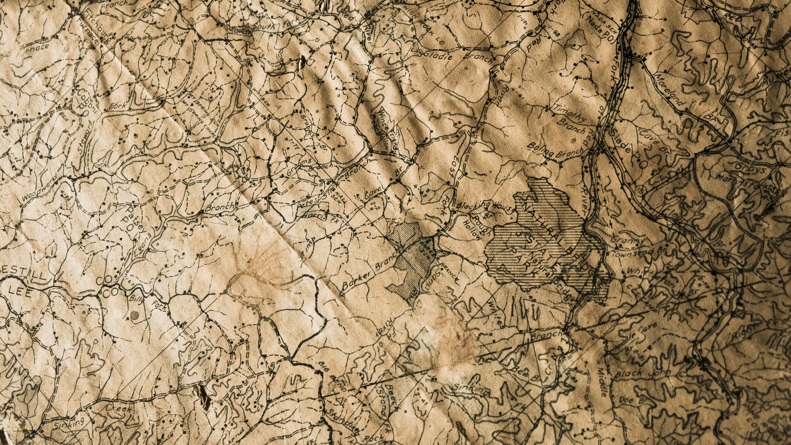 Map of Red River Gorge, United States